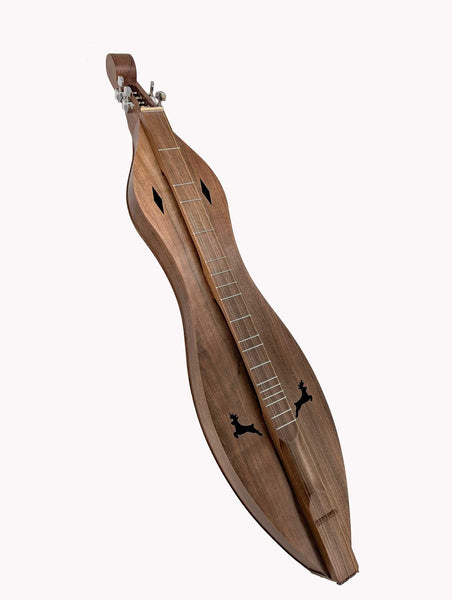 Mountain Dulcimer - Walnut with Deer - Craggy Mountain Music