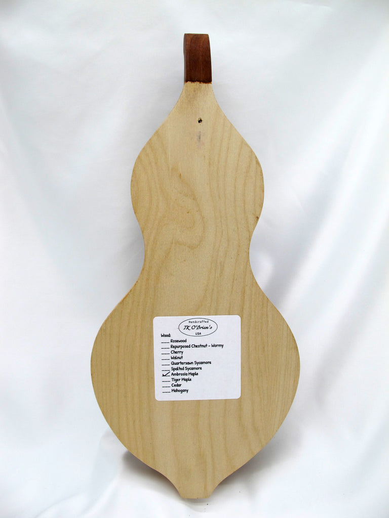 Door Harp - Ambrosia Maple Mountain Dulcimer Shape