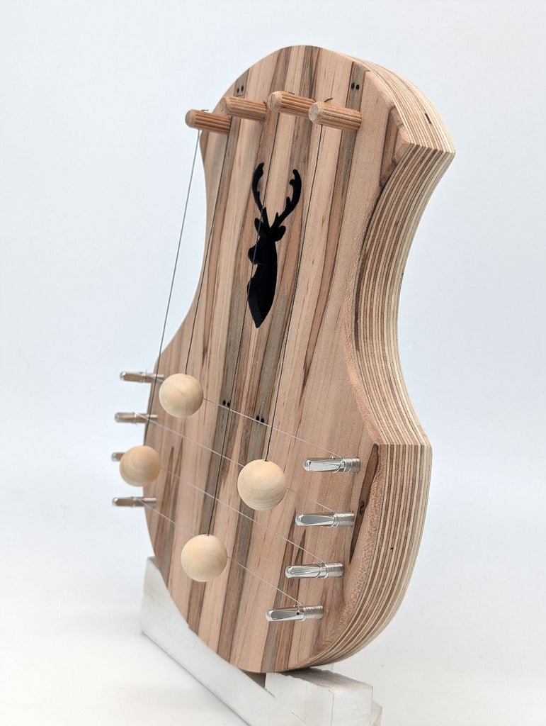 Door Harp - Ambrosia Maple with Deer Head