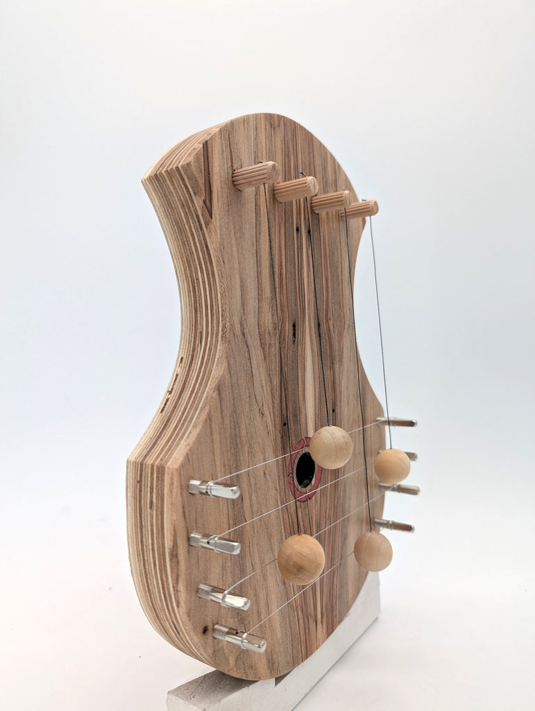 Door Harp - Ambrosia Maple with Coral Inlay