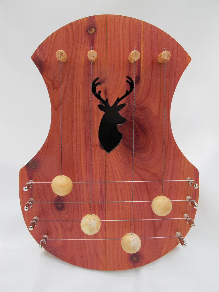 Door Harp - Aromatic Cedar with Deer Head