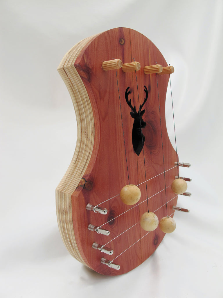 Door Harp - Aromatic Cedar with Deer Head