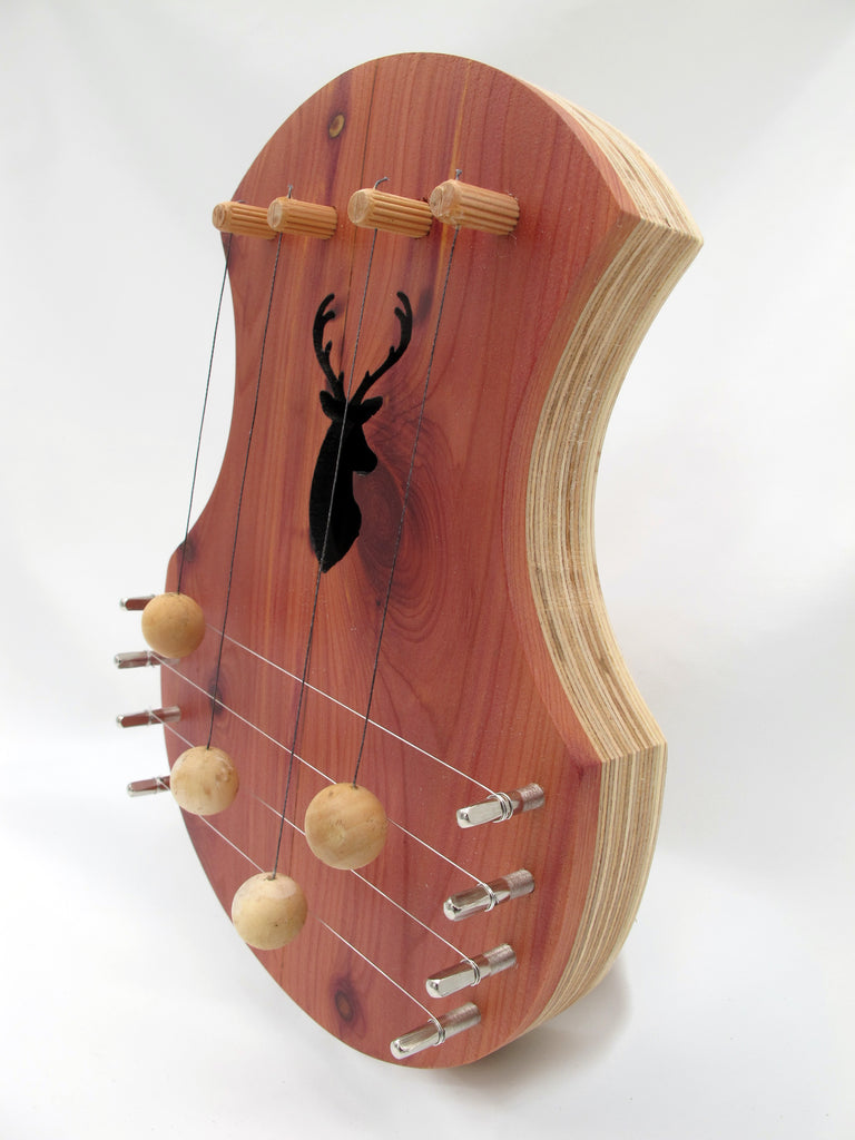 Door Harp - Aromatic Cedar with Deer Head