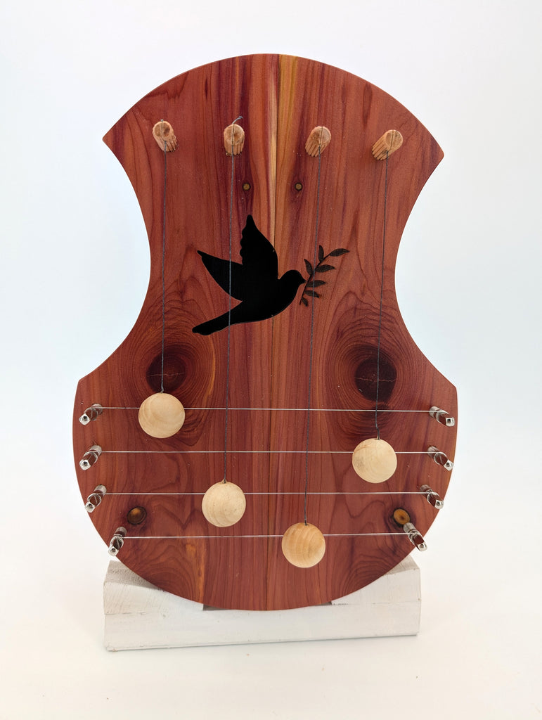 Door Harp - Aromatic Cedar with Dove