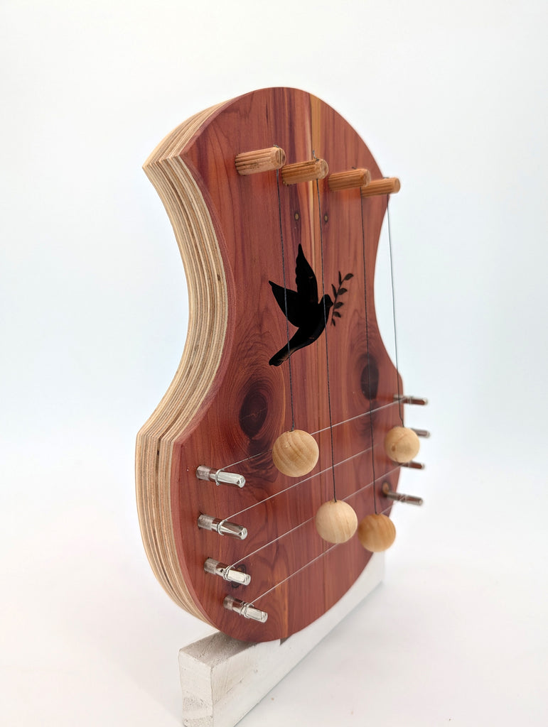 Door Harp - Aromatic Cedar with Dove