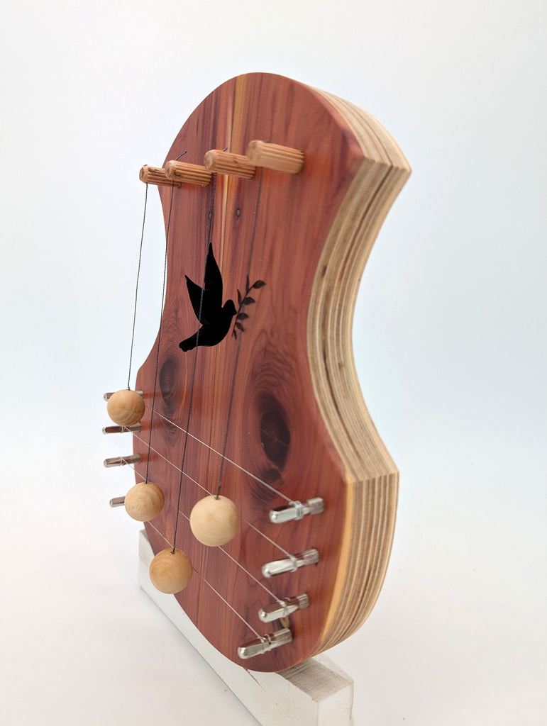 Door Harp - Aromatic Cedar with Dove