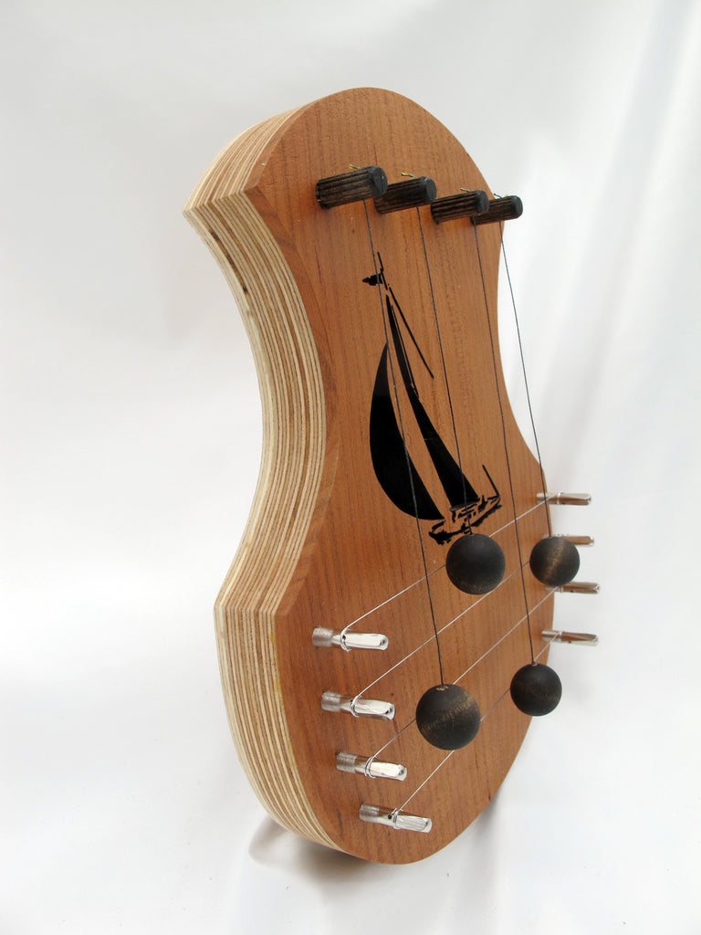 Door Harp - Cherry with Sailboat