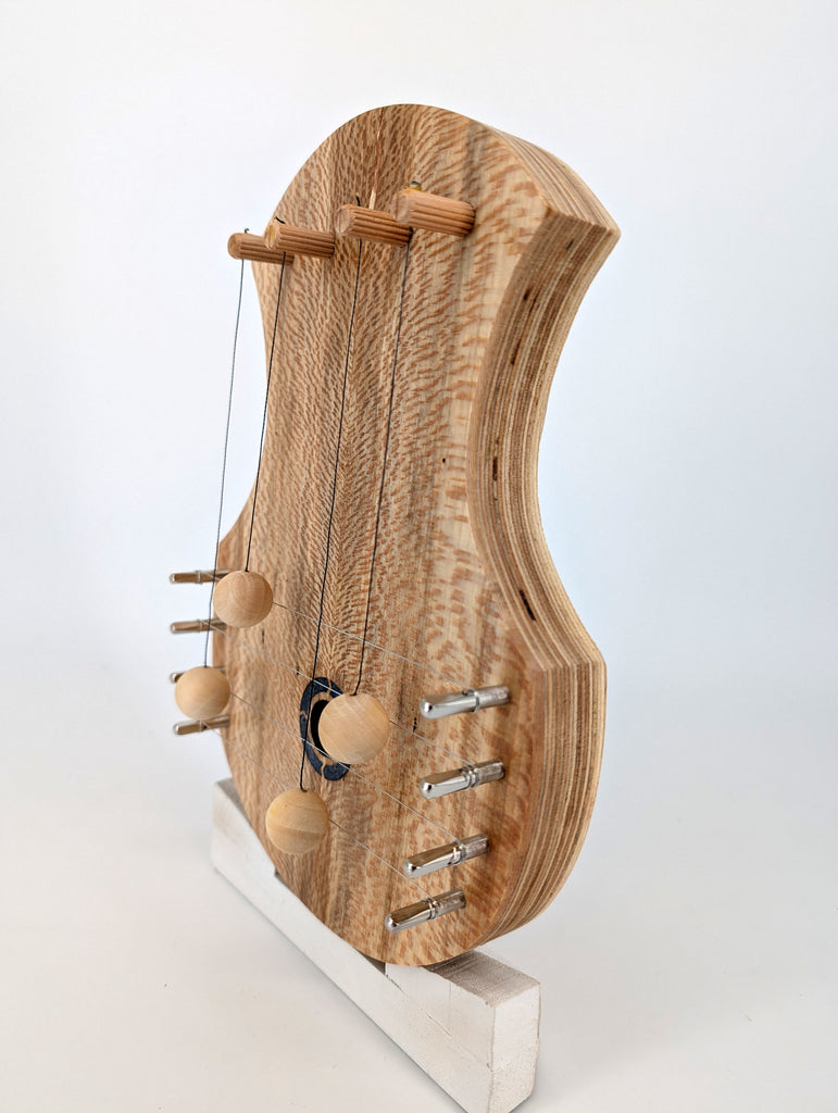 Door Harp - Quarter Sawn Sycamore with Dumortierite Inlay