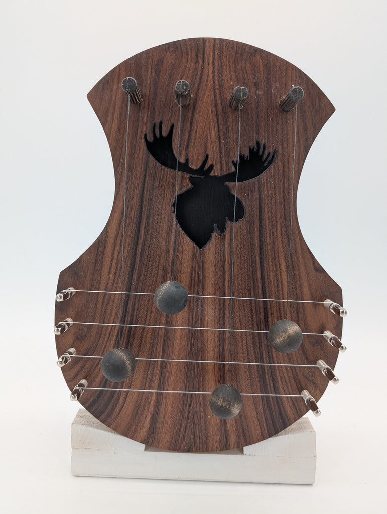 Door Harp -  Rosewood with Moose Head