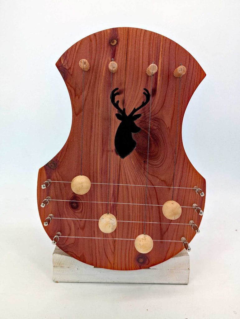 Door Harp - Aromatic Cedar with Deer Head