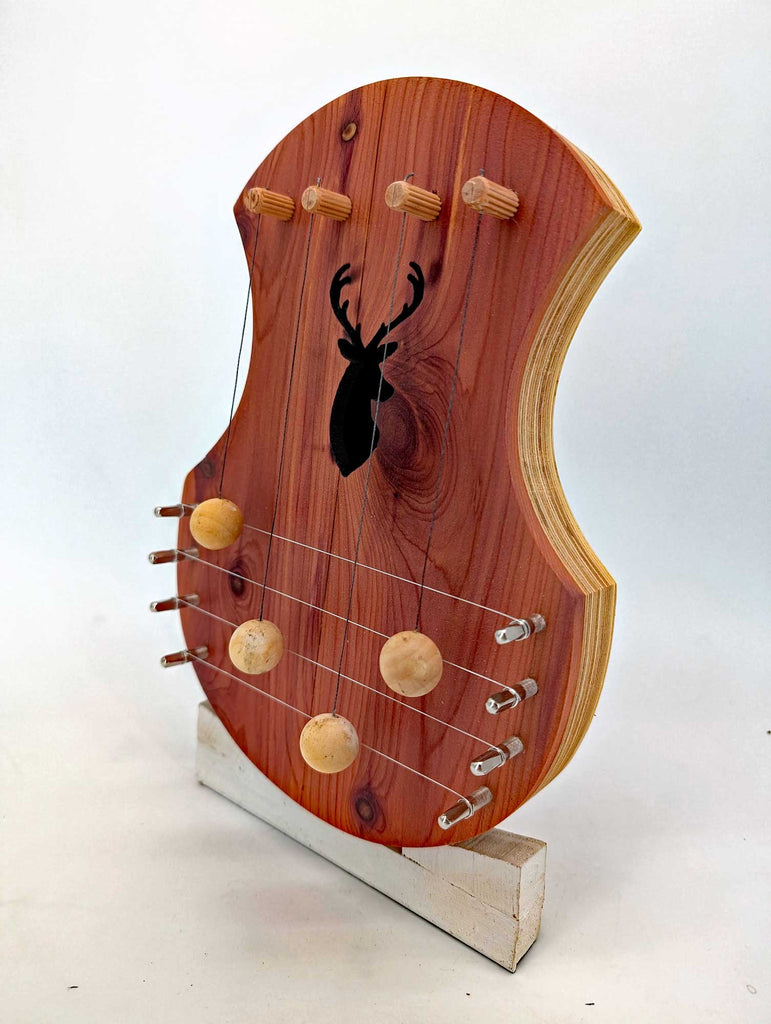 Door Harp - Aromatic Cedar with Deer Head