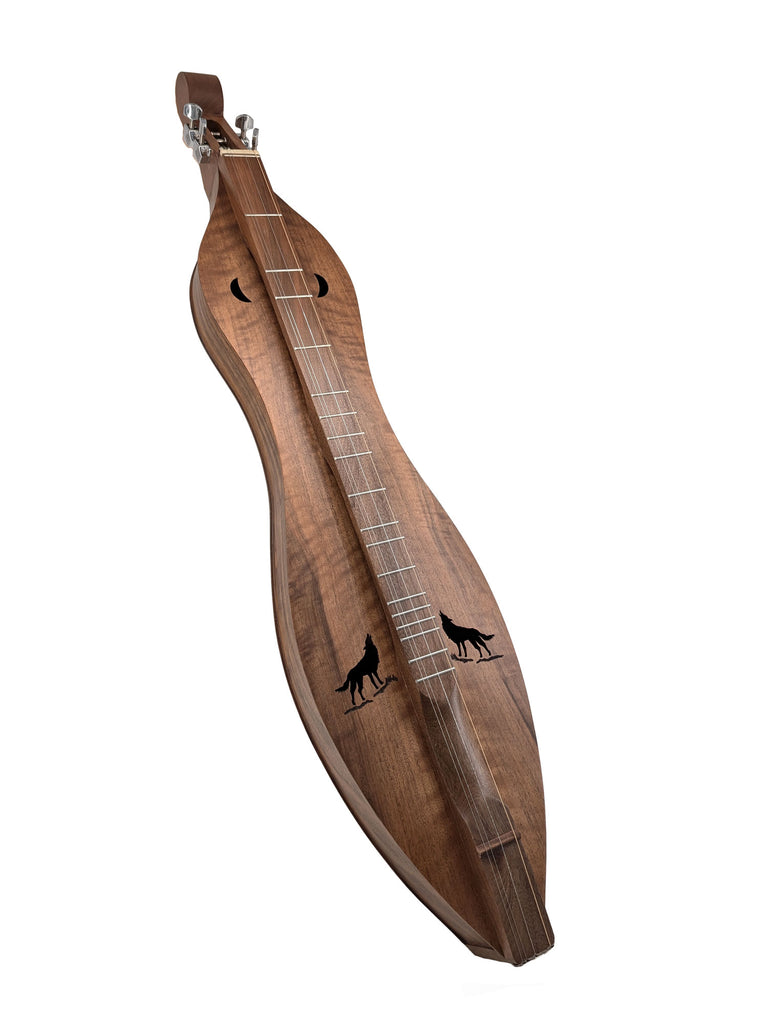 Mountain Dulcimer - Walnut with Wolf Soundholes