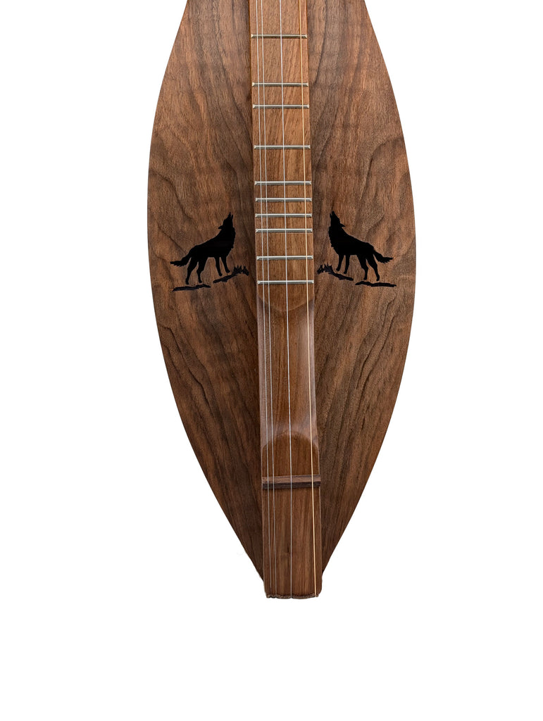 Mountain Dulcimer - Walnut with Wolf Soundholes