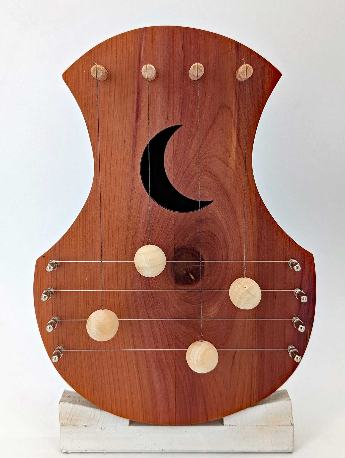 Door Harp - Cedar Door Harp with Moon