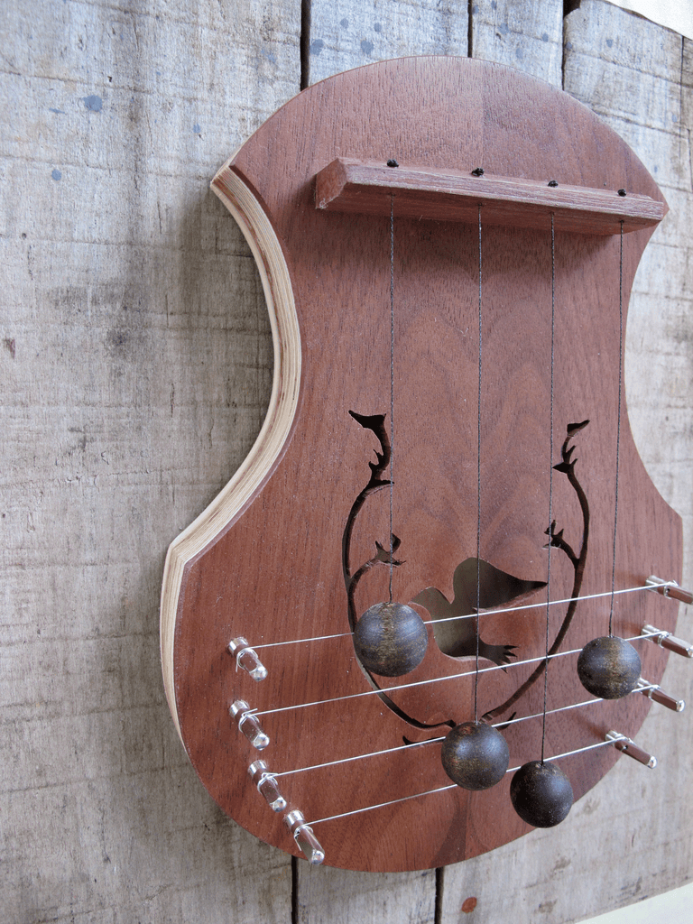 Door Harp - Walnut with Dove