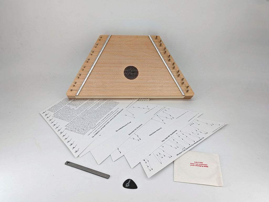 Lap Harp - Standard Birch with Celtic Knot