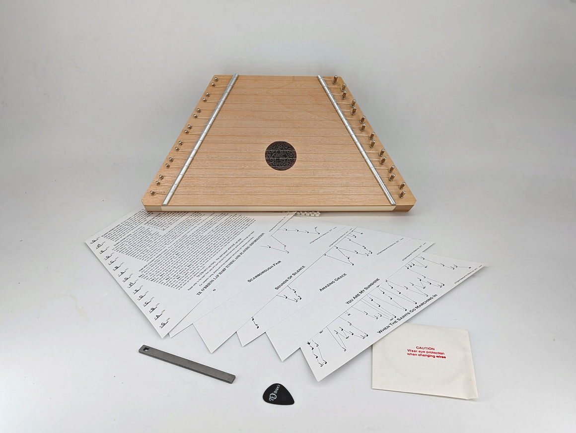 Lap Harp - Standard Birch with Celtic Knot