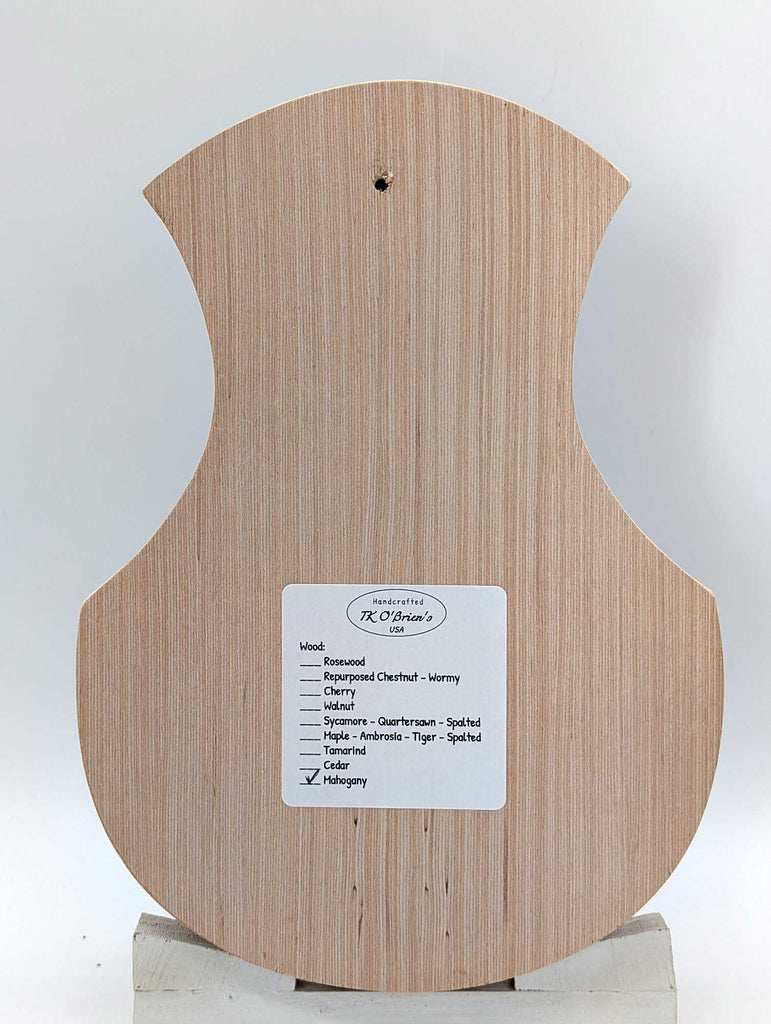 Door Harp -  Mahogany with Jesus figure