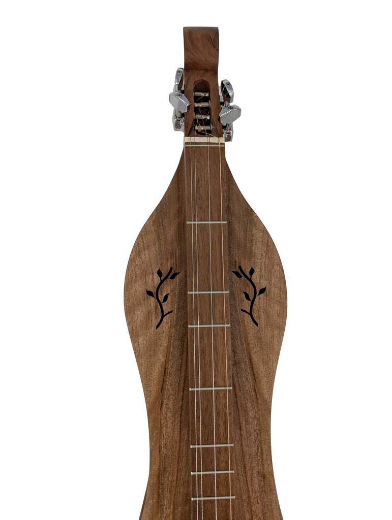 Mountain Dulcimer - Walnut with Hummingbirds