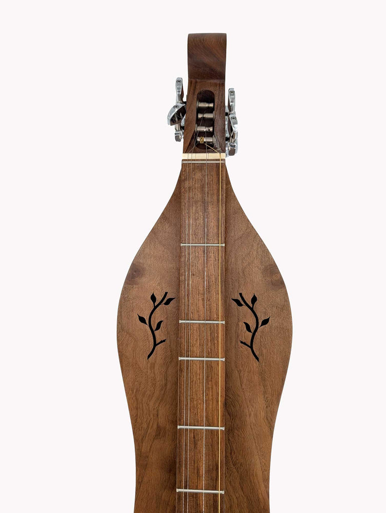 Mountain Dulcimer - Walnut with Hummingbirds