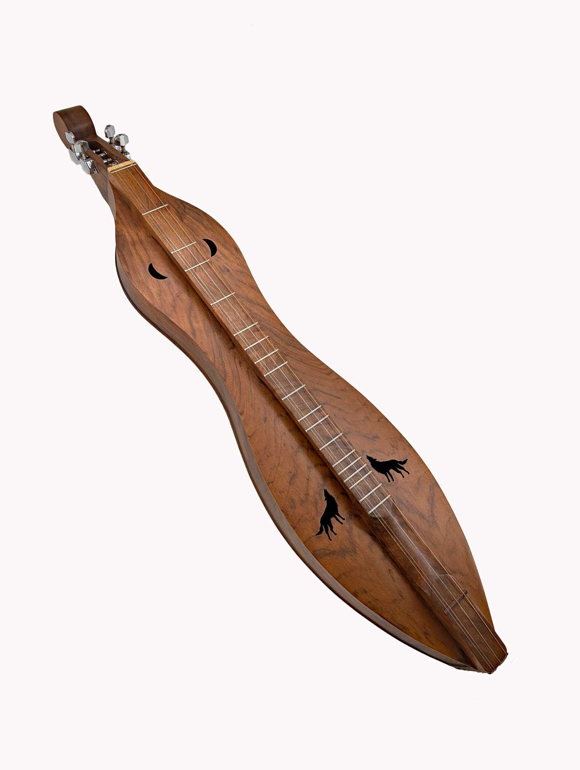 Mountain Dulcimer - Walnut with Wolf