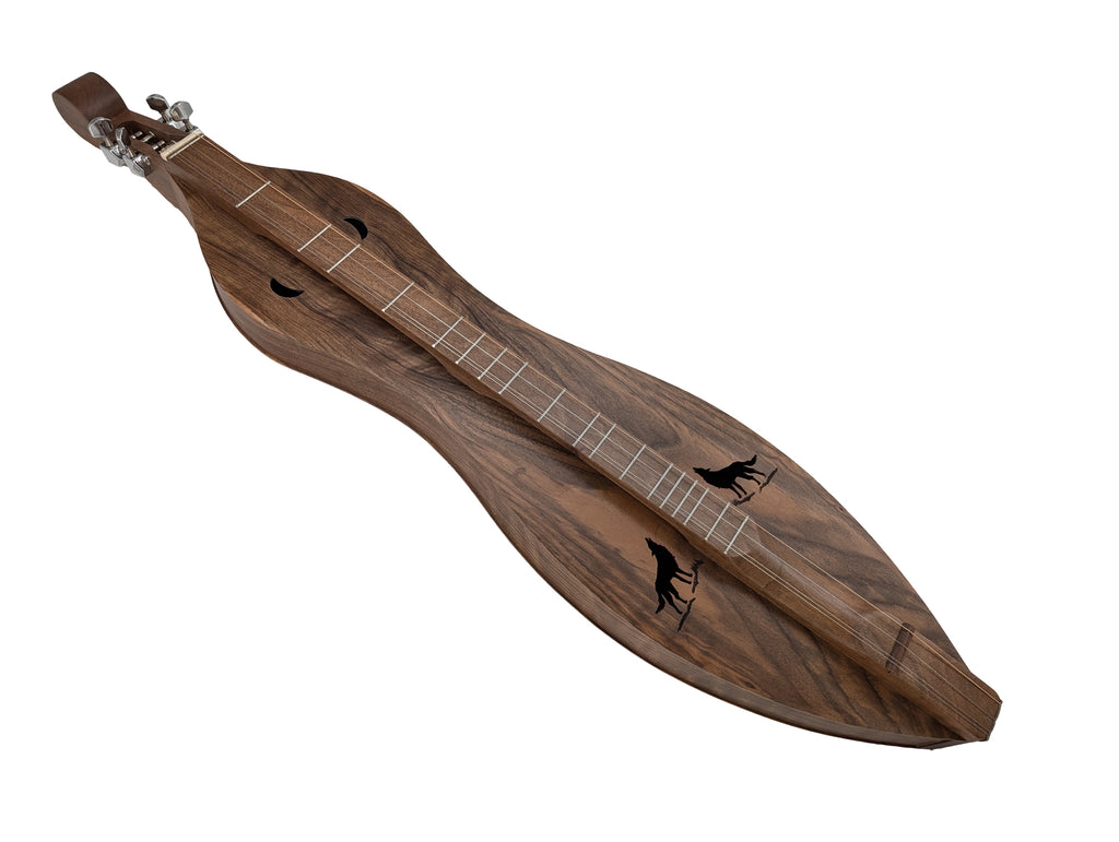 Mountain Dulcimer - Walnut with Wolf Soundholes