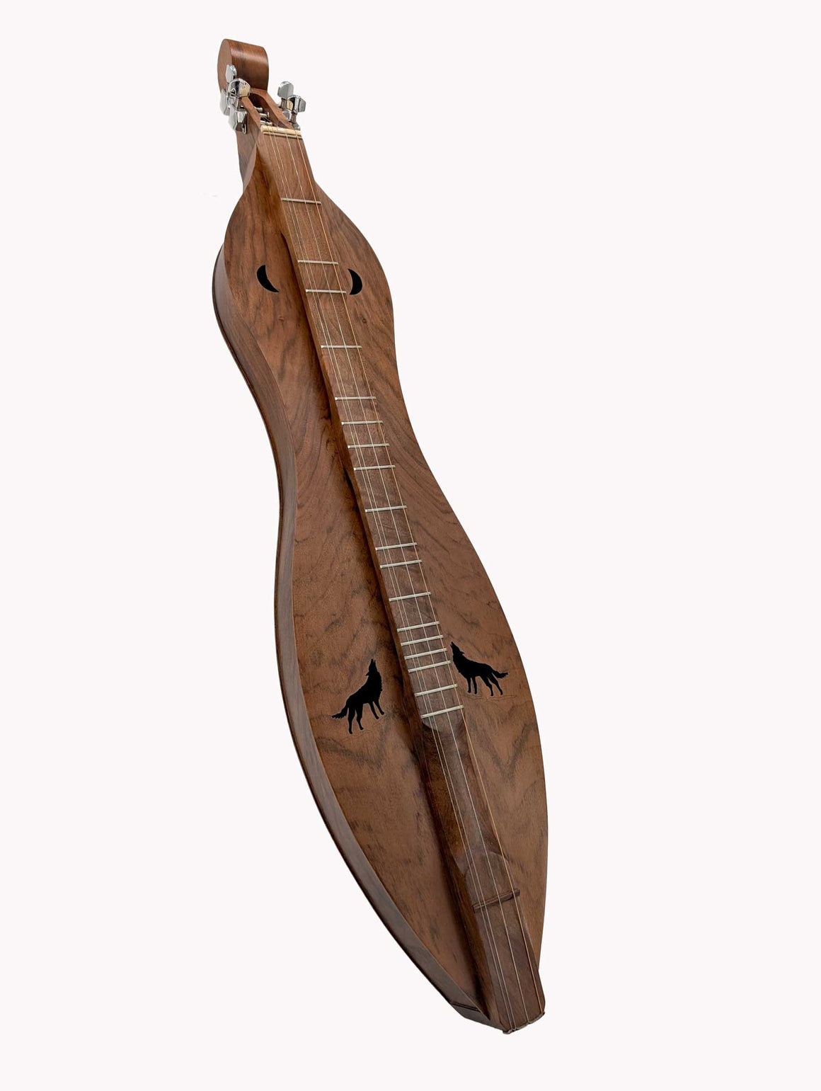 Mountain Dulcimer - Walnut with Wolf