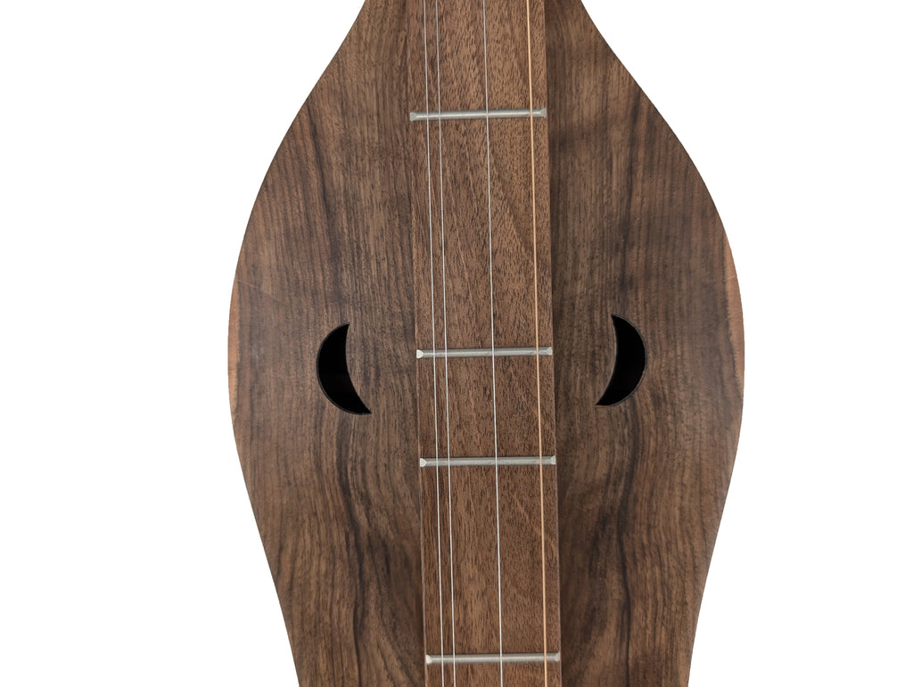 Mountain Dulcimer - Walnut with Wolf Soundholes